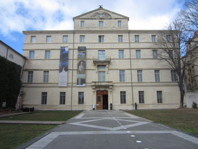 Exterior view of the Fabre museum.